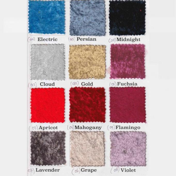 Kain Bludru / Beludru / Velvet Mengkilap - Amos (Sofa, Jok, Kursi)