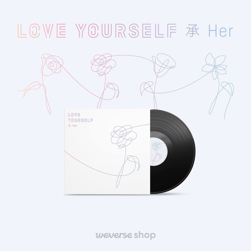 [PELUNASAN] BTS RM Indigo Vinyl Love Yourself ‘Her’ JITB Jack in the Box Vinyl