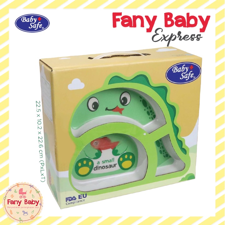 BABY SAFE DINO FEEDING SET / P12FS607