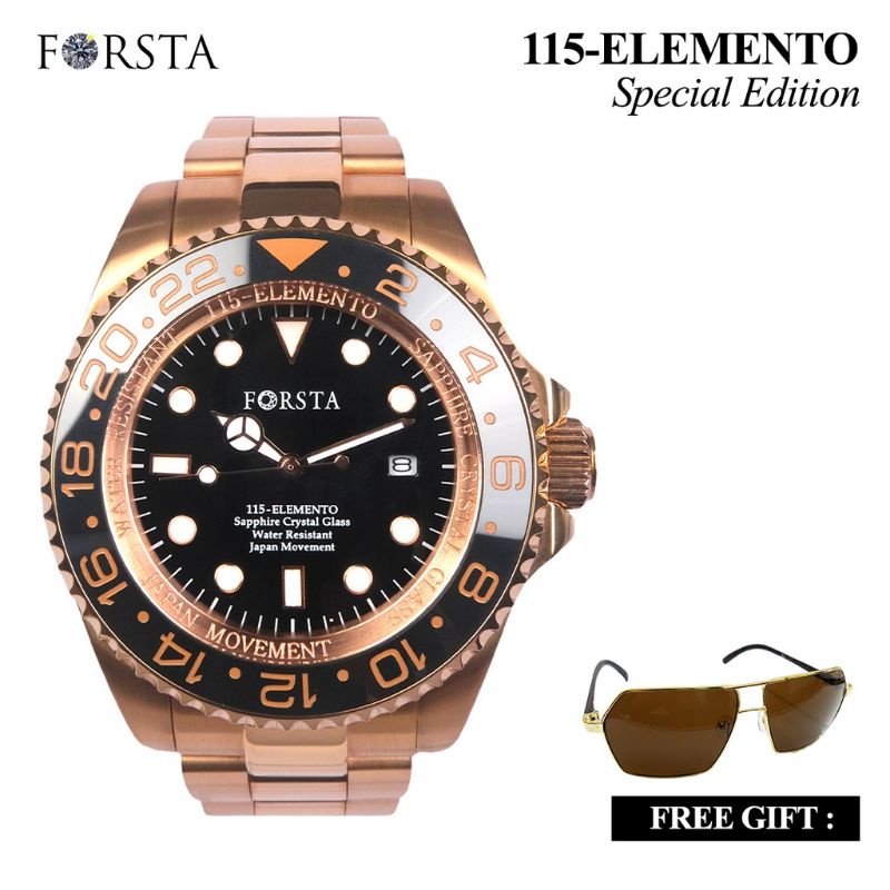 Jam Tangan Pria Forsta Elemento Rose Gold-Man
