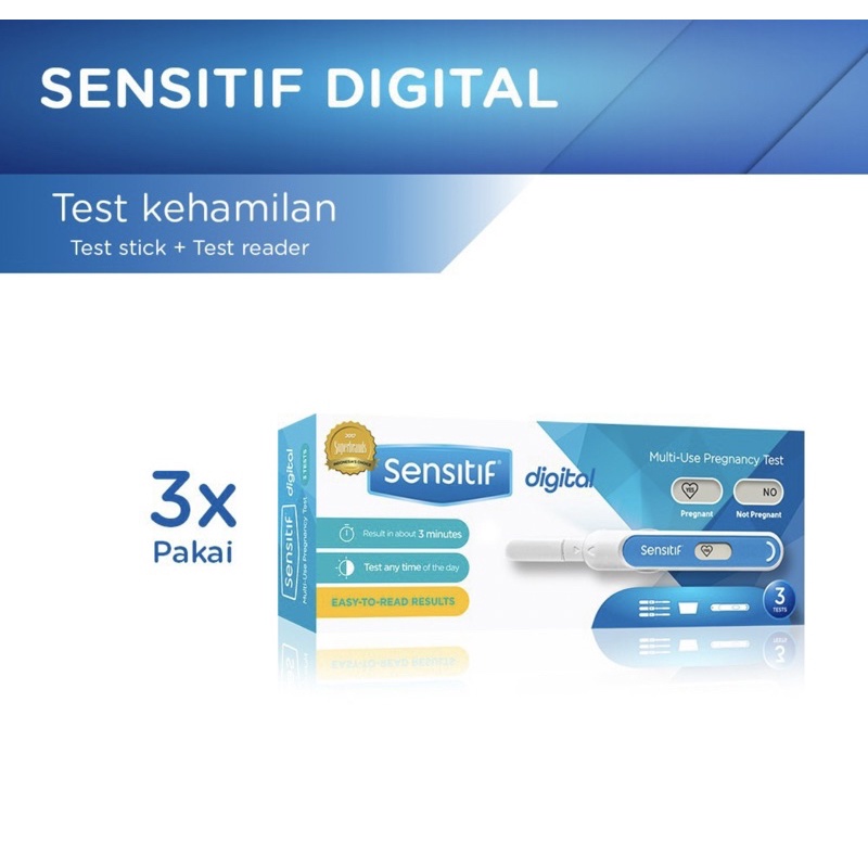 Jual Sensitif Digital 3 Kali Pakai Test Kehamilan Test Pack Test