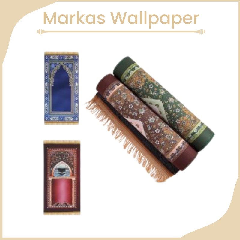 Sajadah Termurah Ukuran Medium 60x110 cm Bahan Tebal Peralatan Sholat Markas Wallpaper