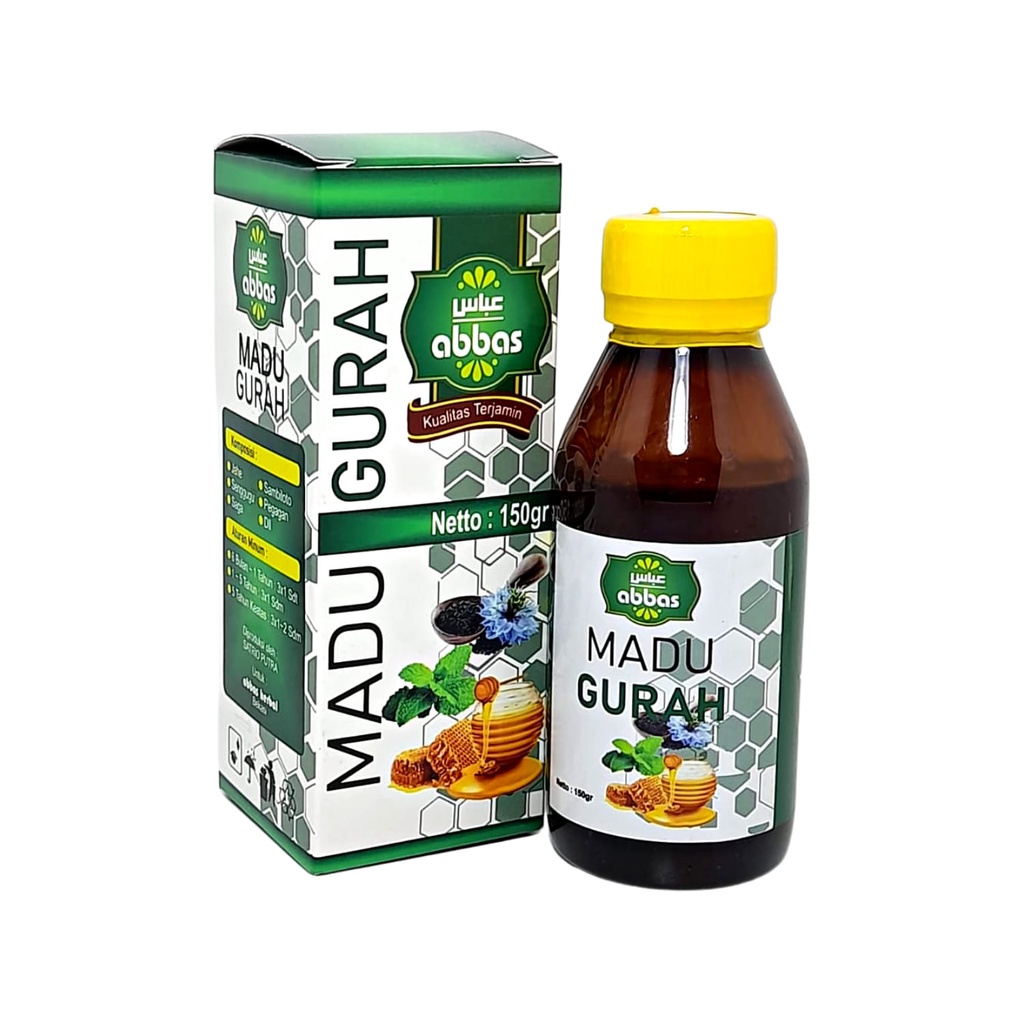 

MADU GURAH ABBAS 150 GR MEMBANTU MEREDAKANBATUK