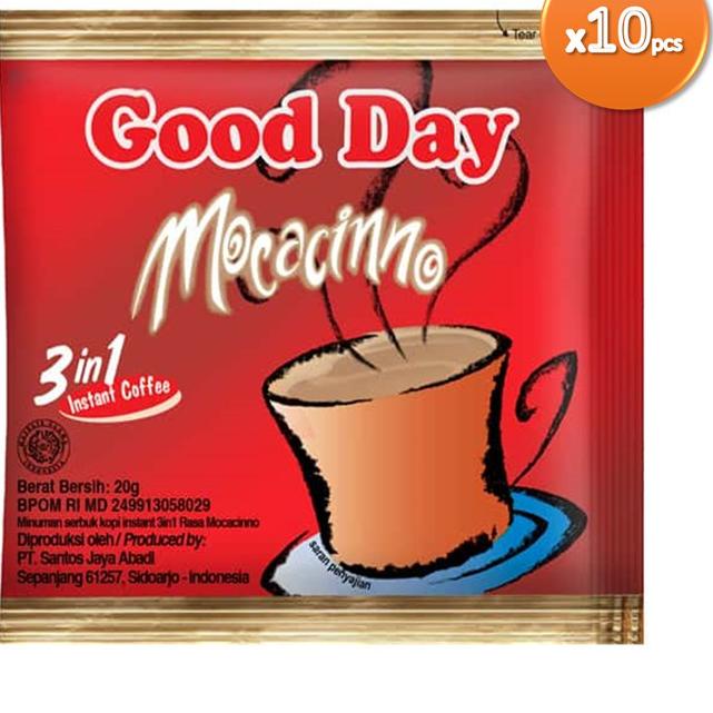 

︽ Good Day Moccacino Kopi Instan 10 x 20 gr TERMURAH 2487 ✯
