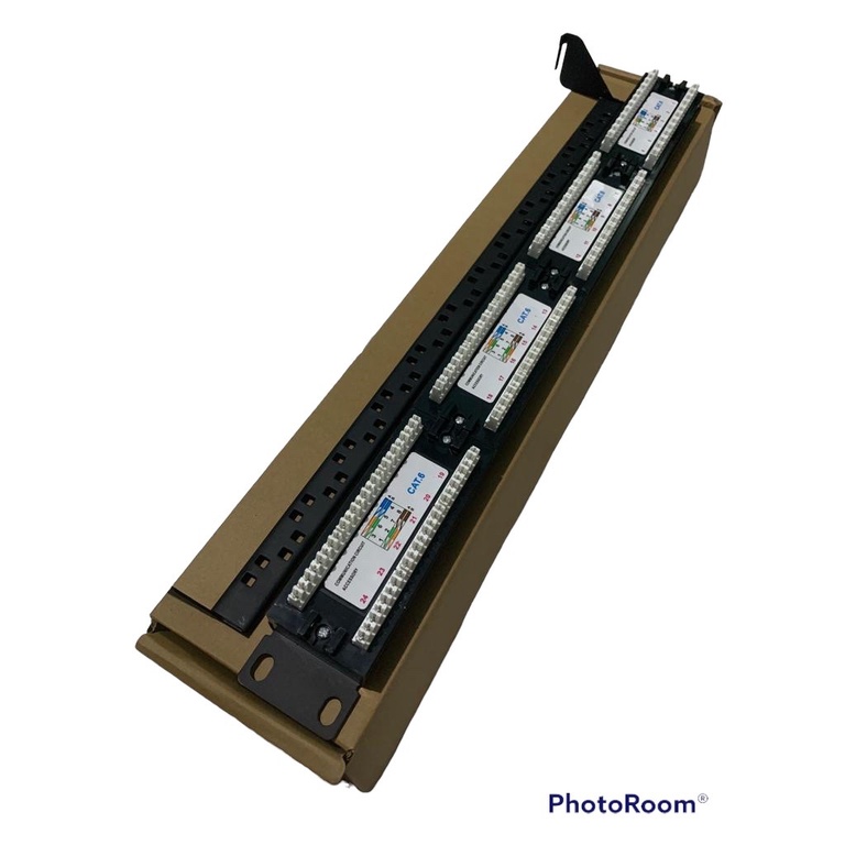 patch panel 24port cat6 rj45 rackmounted