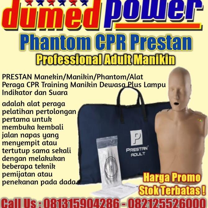 Prestan Manekin/Manikin/Phantom/Alat Peraga Pelatihan Cpr/ Rjp Murah