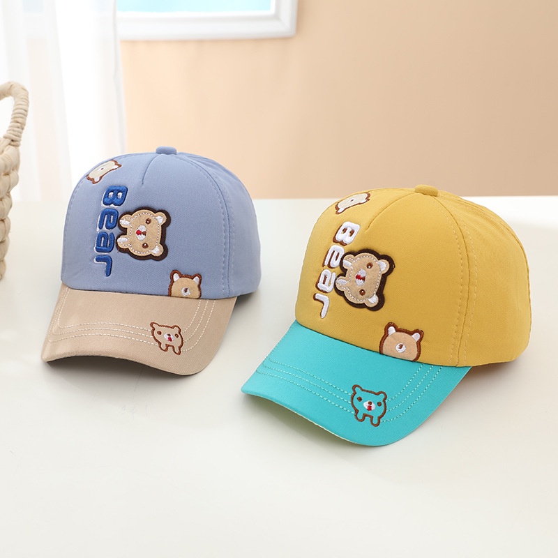 COD- Topi anak unisex usia 3-6 Tahun / topi anak laki laki lucu Motif VERTI BEAR premium / Topi anak korea