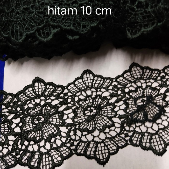 Bordir Renda Bordir Giper Hitam