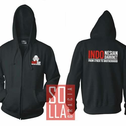 HOODIE - ZIPPER - JAKET Indonesian Darknet Cyber , ( Free Custom )