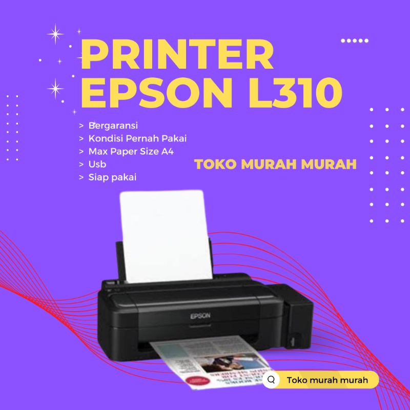 Printer Epson L310 Unit printer Epson l310