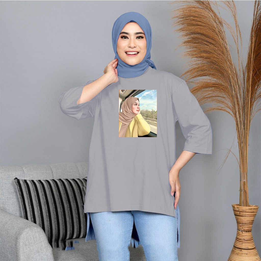 FC - TUNIK BASIC OVERSIZE WANITA HIJAB'S VARIASI 0130 DTF