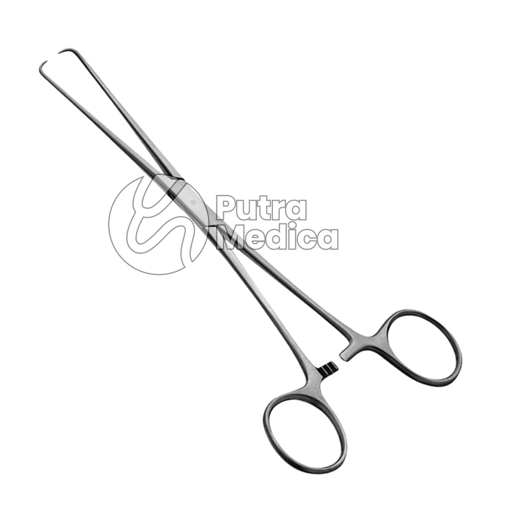 Sakamed Tenaculum Forcep 25cm / Uterine Tenakulum Bedah IUD Obgyn / Shcroder / Kogel Tang / Instrumen Kebidanan