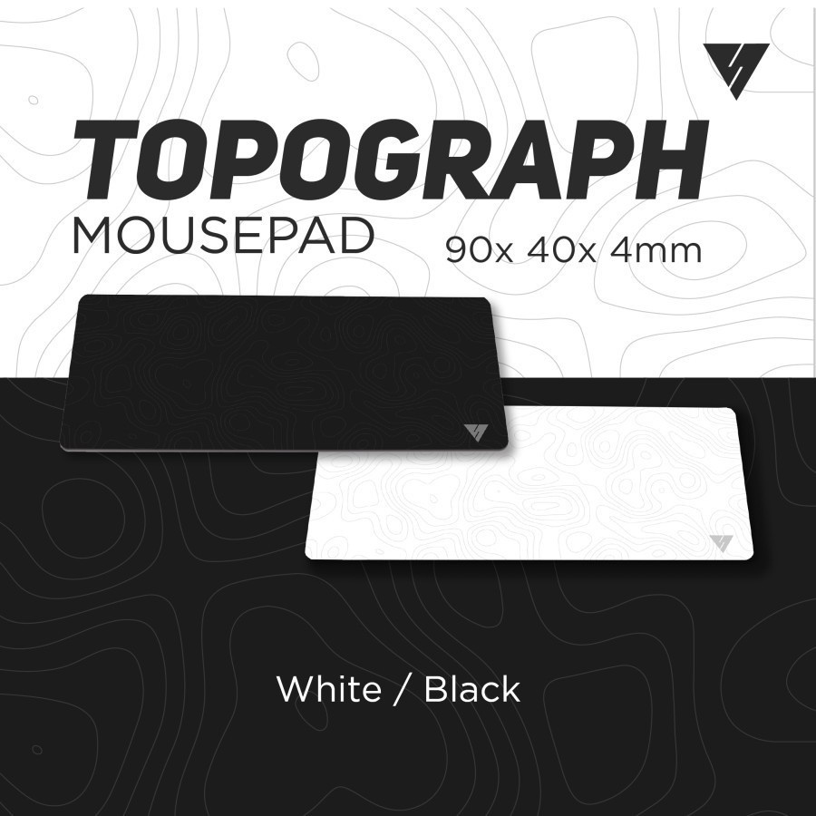 Vortex Series Topograph Cloth Gaming Mousepad