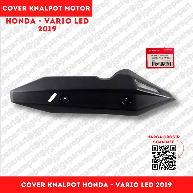 Cover knalpot vario 125 new|Cover knalpot vario 150 new|Tameng pelindung knalpot vario 125 new|Cover