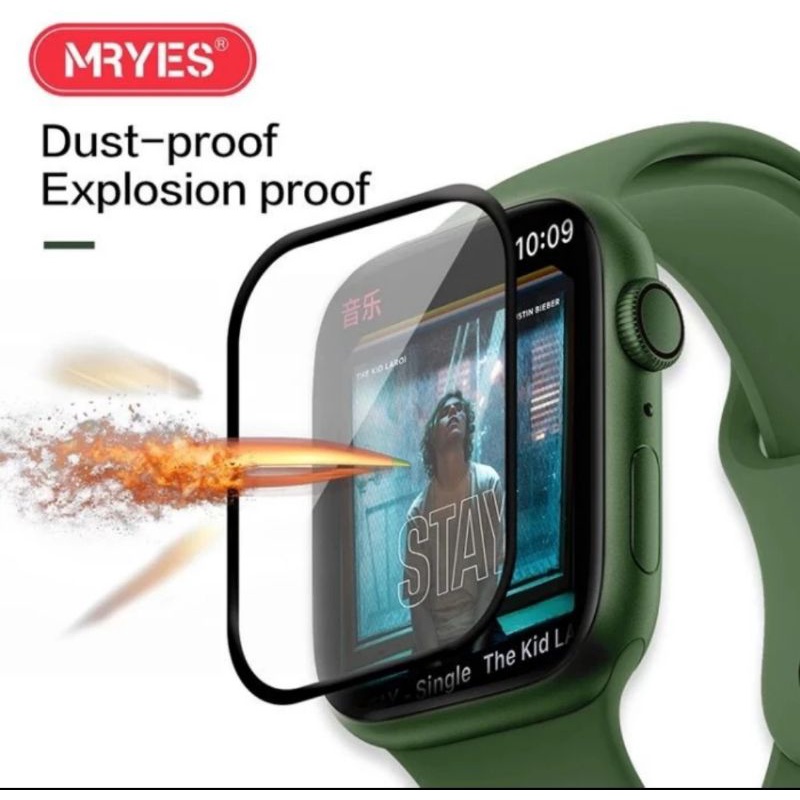 Apple watch Ultra 49MM 49 MM tempered glass anti gores kaca full