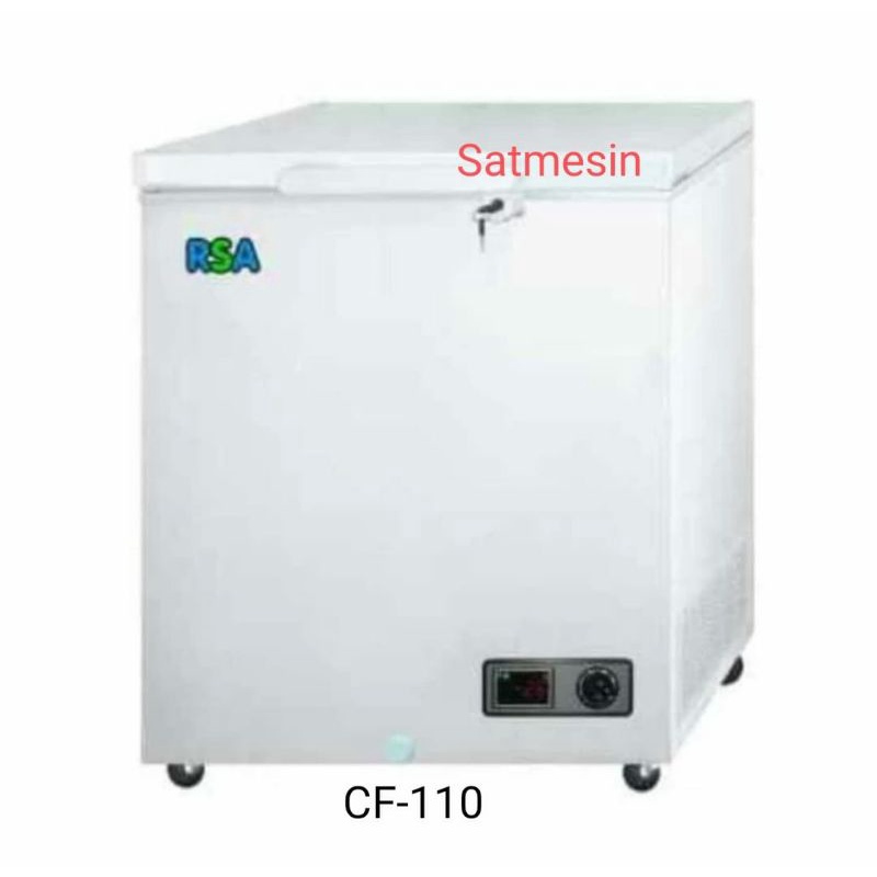 chest Freezer box rsa CF-110 kulkas pembeku frozen food 96 liter cf110