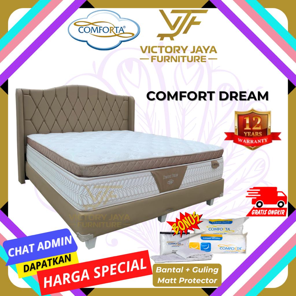 Kasur Spring Bed Comforta New Comfort Dream (Full Set)