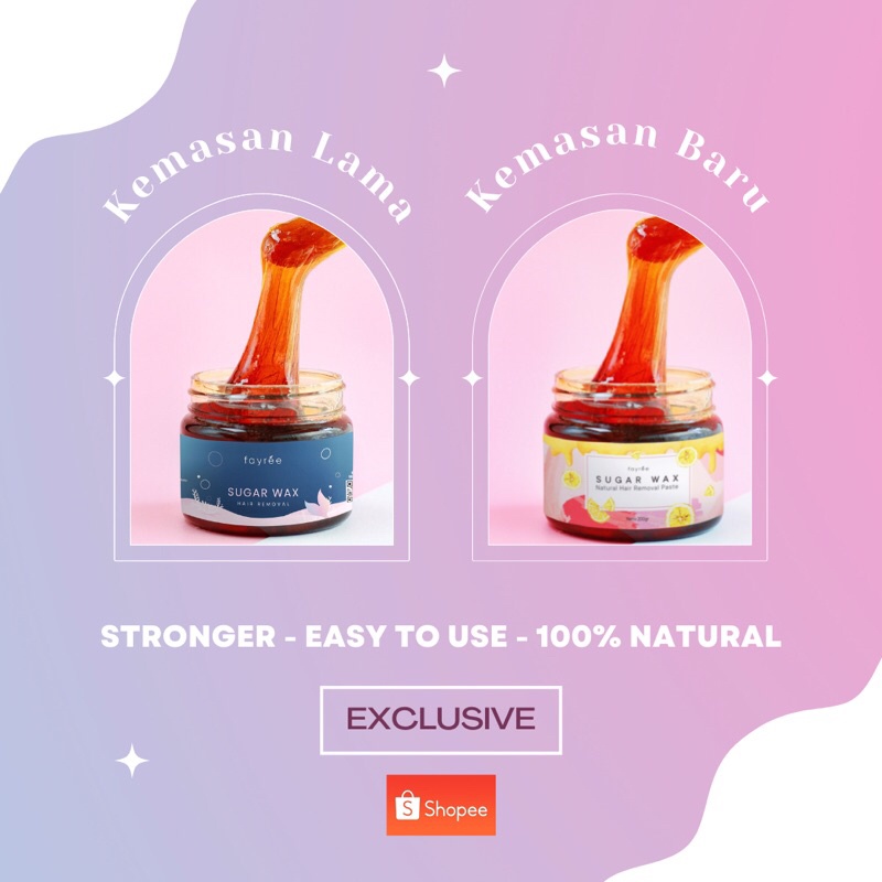 Yura x Fayree Sugar Wax / Paket Lengkap Cold Waxing / Pencabut Bulu