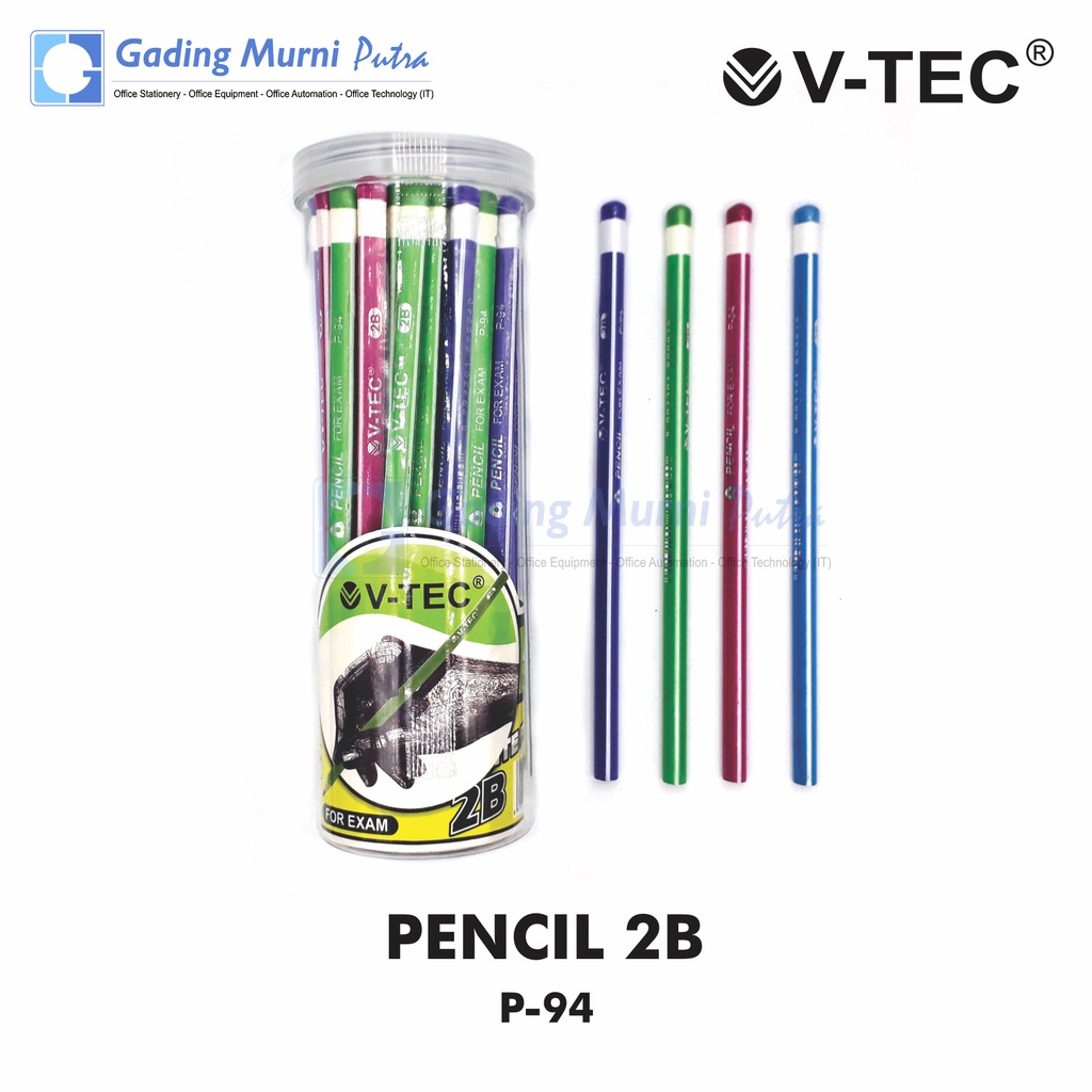

PENSIL 2B V-TEC TYPE P-94 ISI 48 PCS