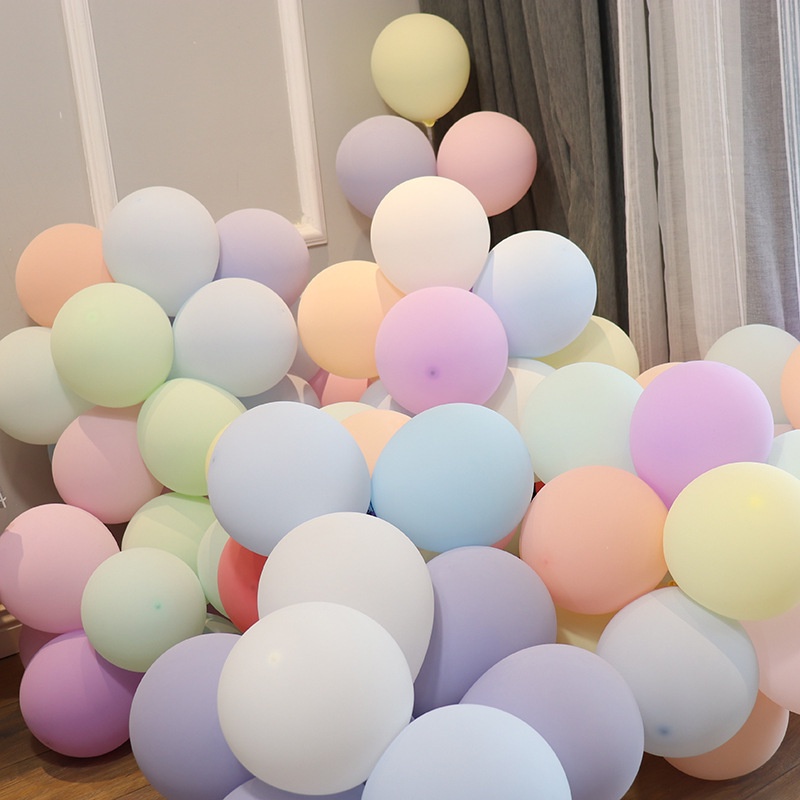 Balon Latex Macaron / Balon Warna Pastel 12inch Per Pack (100pcs)