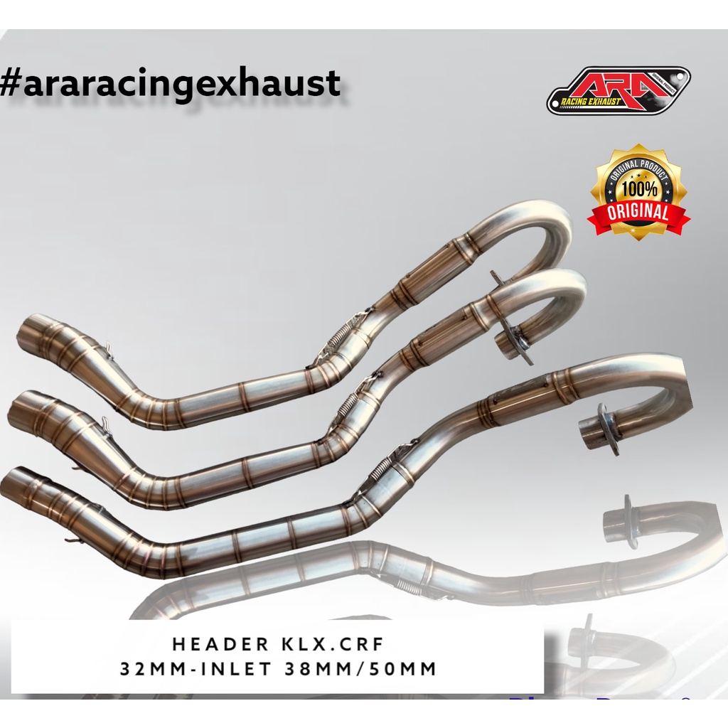 leheran bending  knalpot klx /crf inlet 38mm dan 50mm