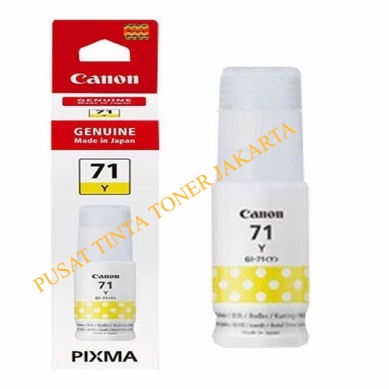 Tinta Canon 71 Yellow = Canon G1020 | G2020 | G3020 | G3060