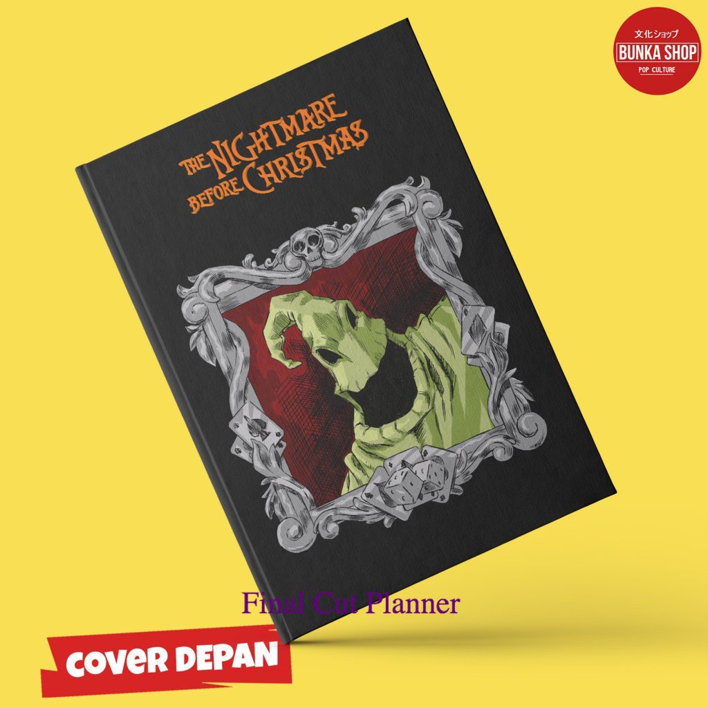 

Note Book Film The Nightmare Before Christmas Oogie Boogie Hardcover A5 .
