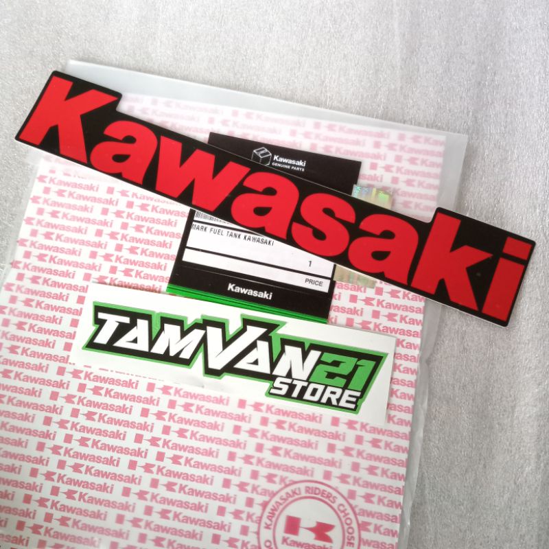 STRIPING STICKER TANGKI NINJA R KIS 2005 ORIGINAL