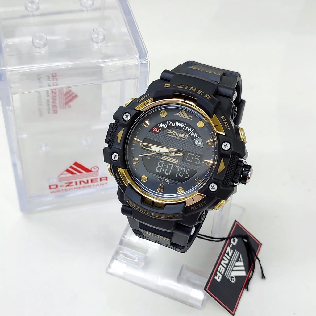 JAM TANGAN PRIA DZINER 8129 D-ZINER 8129 ORIGINAL ANTI AIR