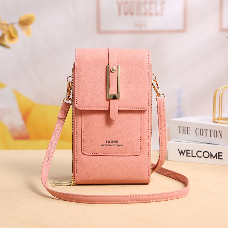 Khatin Dompet HP Touchscreen / Tas Selempang Wanita / Premium Import / Kekinian / Tas Bahu Remaja - F413