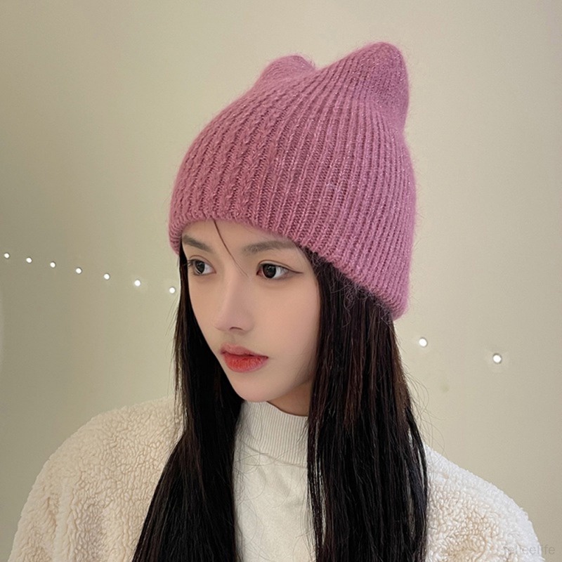 Topi Pullover Bahan Wol Tebal Ringan Untuk Wanita