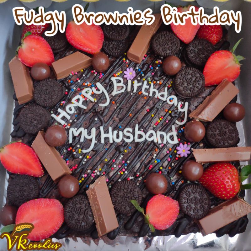 

Fudgy Brownies Birthday