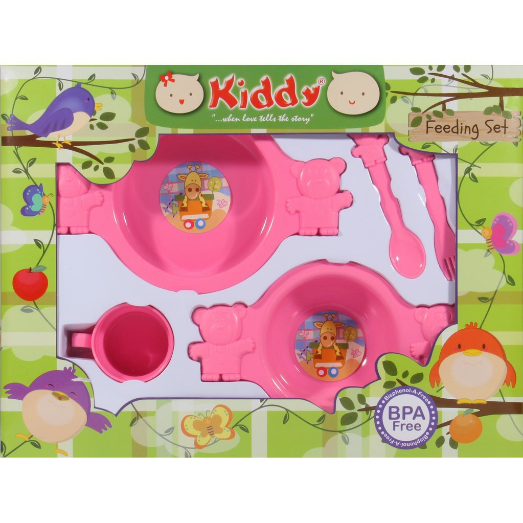 Kiddy Baby Feeding Set Peralatan Makan Besar dan Mini peralatan MPASI