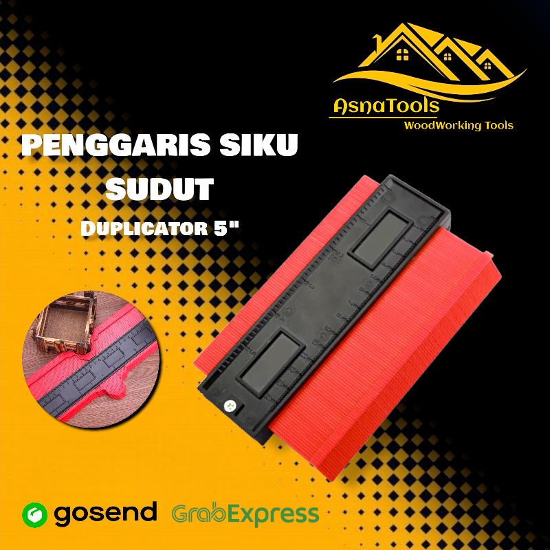 

Countur Copy Ruler 5 inch Penggaris Siku Copy Sudut