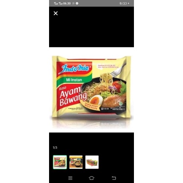 

Mie Instant Indomie Kuah Rasa Ayam Bawang