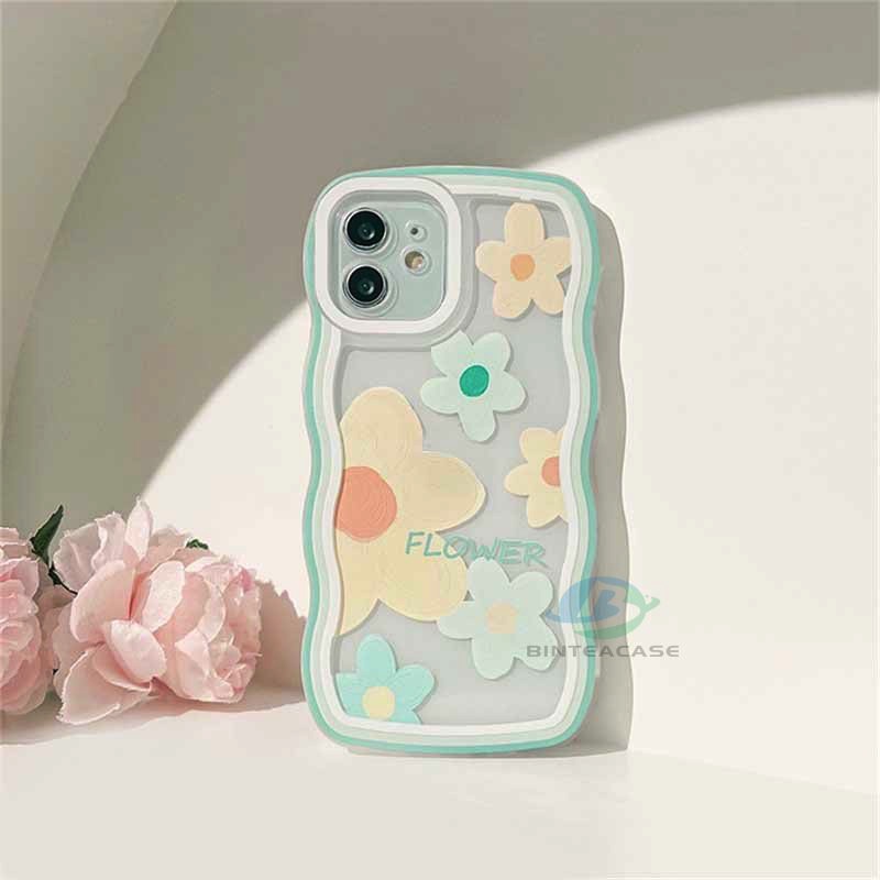 Casing TPU Redmi Note 11S 11 Pro 10C 10A 9C 9T 9A 10 5G 10S 9 8 Poco M3 Pro X3 Pro NFC Motif Bunga