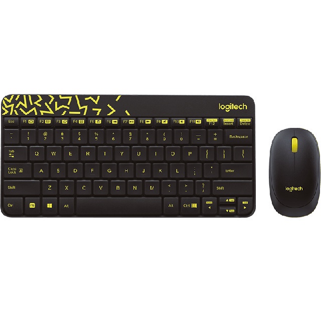 Logitech MK240 Nano Receiver Wireless Mouse Keyboard