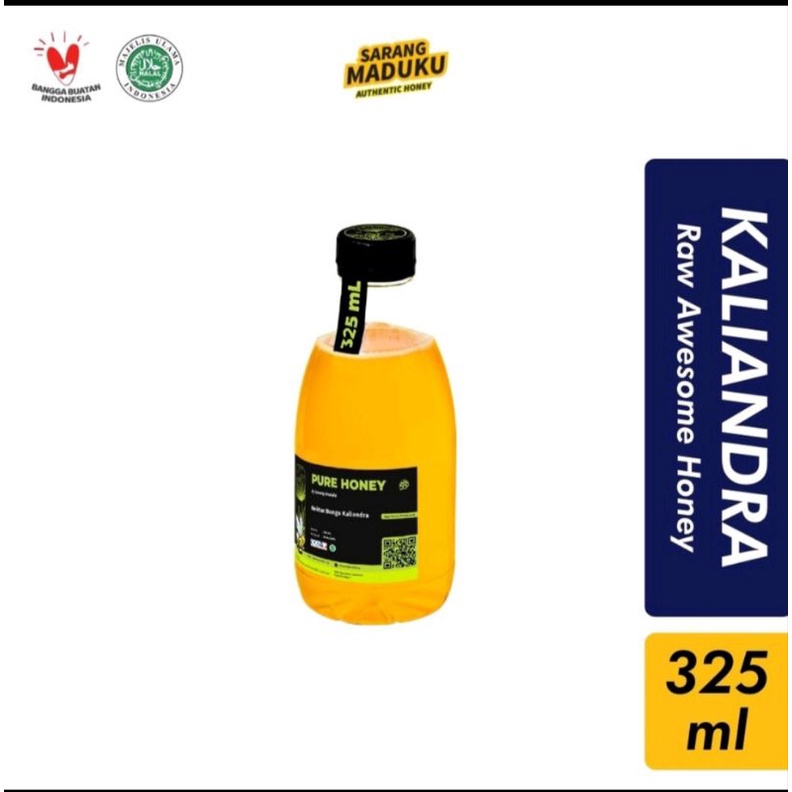

Madu Kaliandra Madu Murni Asli 100% Raw Honey 325ml Madu Asam Lambung GERD Berat Badan Imun Booster