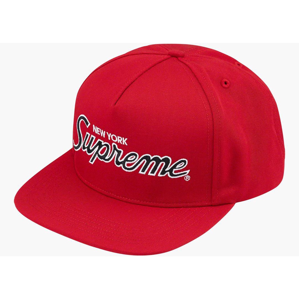 Spreme FW22 Classic Team 5 Panel Snapback Cap Red 100% Original