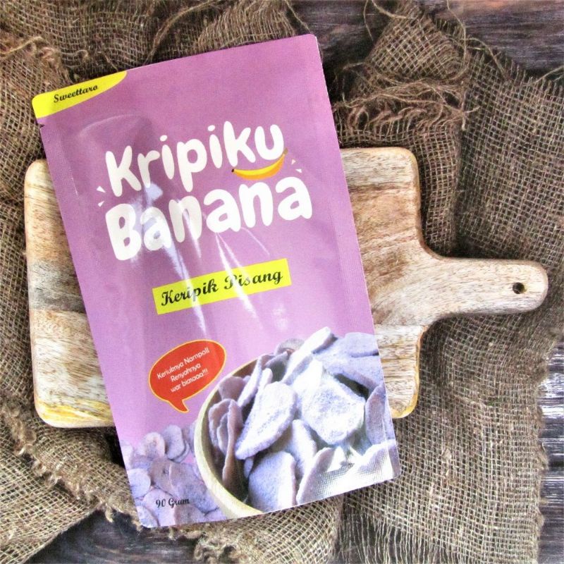 

1 PCS/60 GRAM KRIPIKU BANANA RASA SWEETTARO