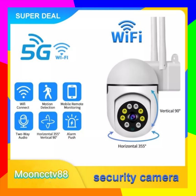 NEW IP CAM V380 MINI WIRELESS HD 1080P PTZ SPEED DOME 8MP CAMERA WIFI IN/OUT