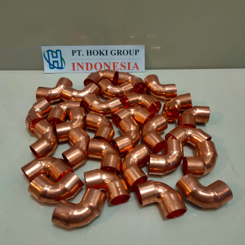 Elbow AC Tembaga 5/8 / Elbow Knee AC Tembaga 5/8 / Fitting Penyambung Pipa Tembaga 5/8