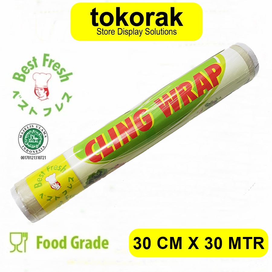 BEST FRESH CLING WRAP REFILL 30 CM x 30 M BESTFRESH PLASTIK WRAPPING