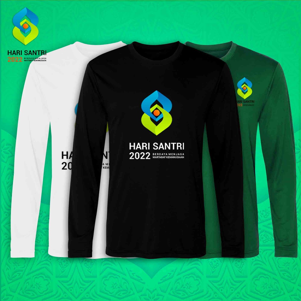 Jual Kaos Hari Santri Nasional 2022 Terbaru Pria Wanita Lengkap Lengan ...