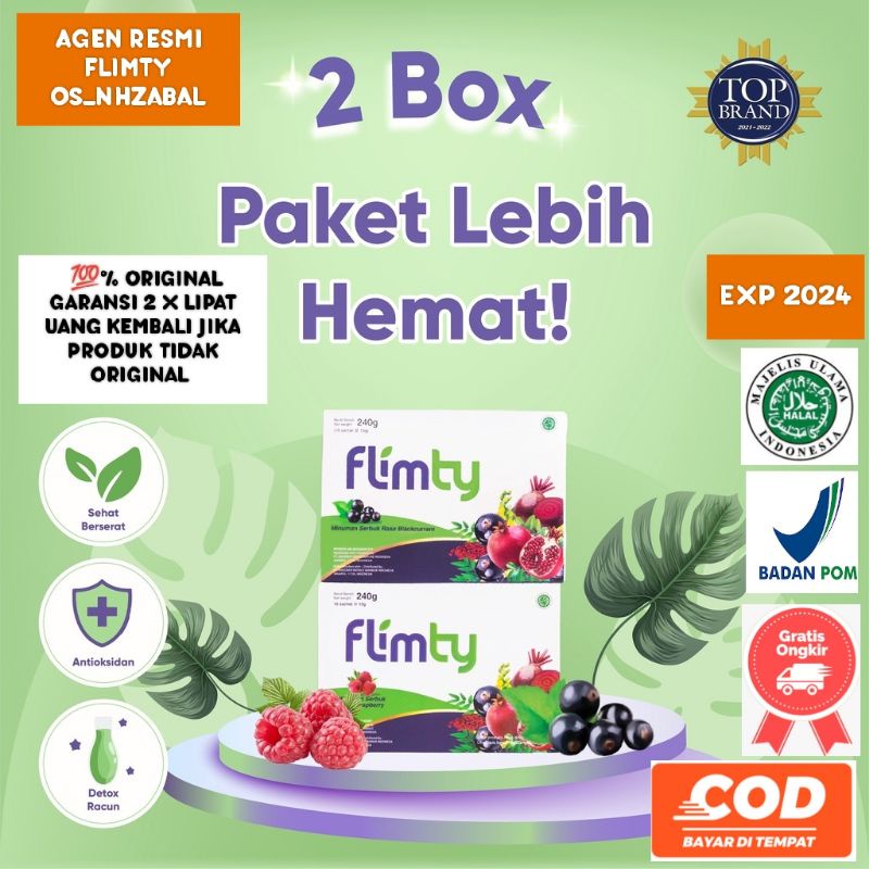 FLIMTY FIBER 2 BOX DIET SLIM FLIMTY ORIGINAL