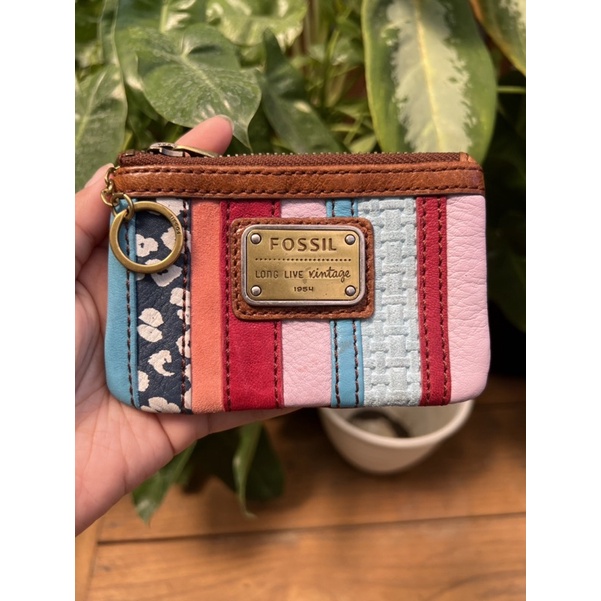 Fossil Dompet Koin Emory Patchwork (Preloved)