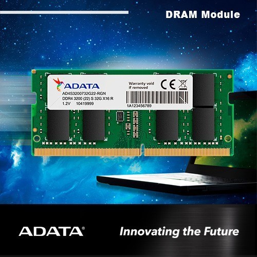 ADATA DDR4 3200MHz 16GB (1X16GB) - RAM SODIMM Single Channel