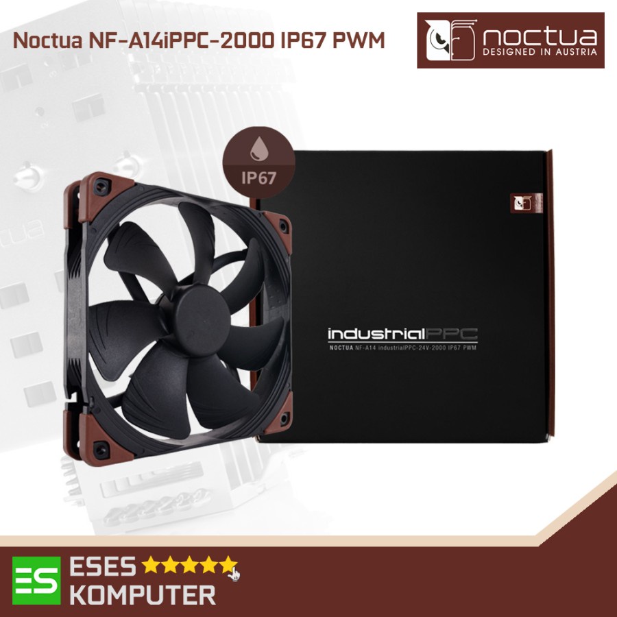 Fan Noctua NF-A14iPPC-2000 PWM IP67 Waterproof - 14CM 140MM 2000 RPM