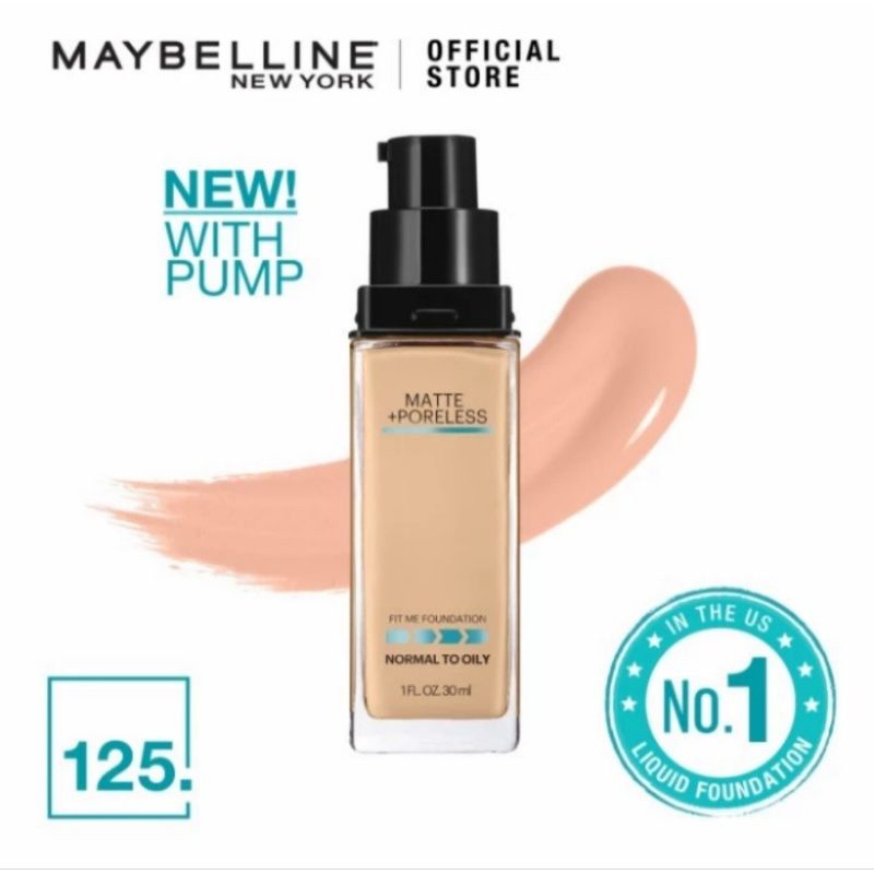 Maybelline Fit Me! Matte+Poreless Liquid Matte Foundation