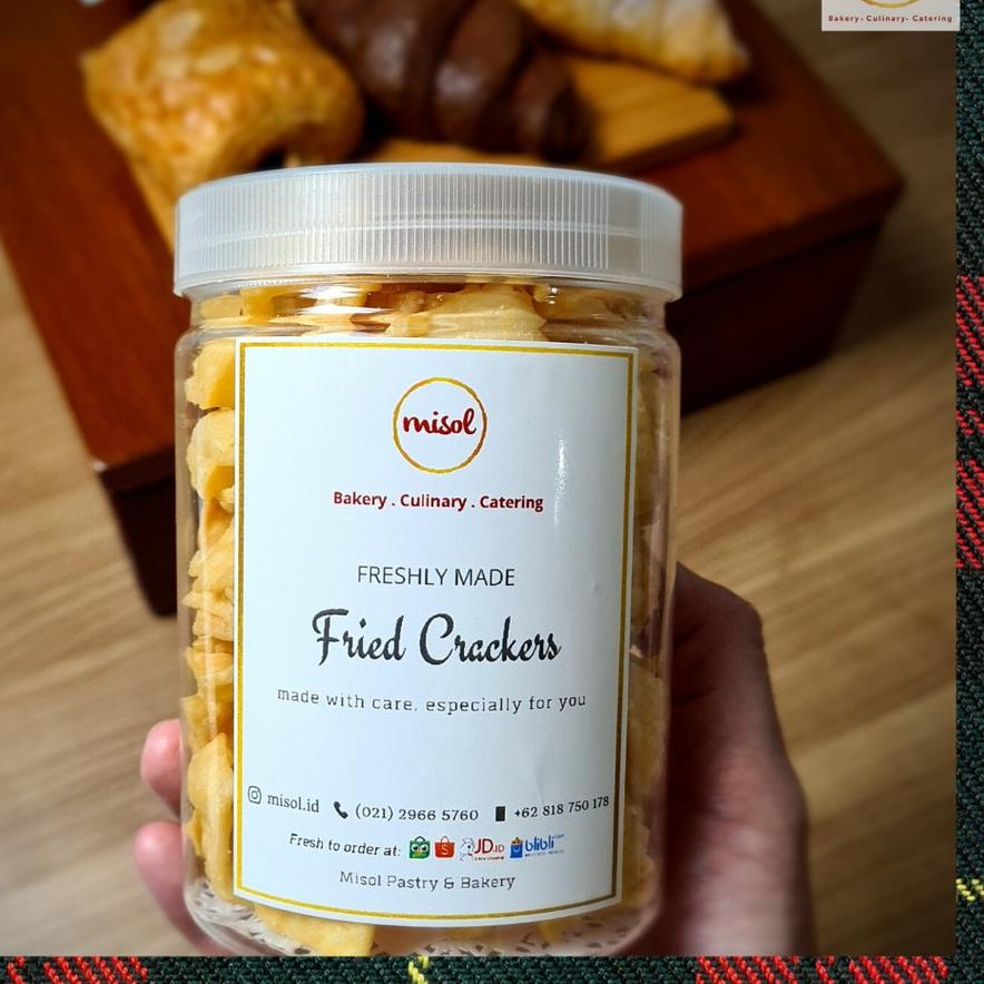

10.10 FLASH SALE Fried Crackers MISOL untuk pelengkap hidangan dan snack serbuuu !